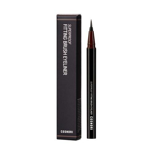 COSNORI Super Proof Fitting Brush Eyeliner 0.6g (3 Colors) 0.6 g