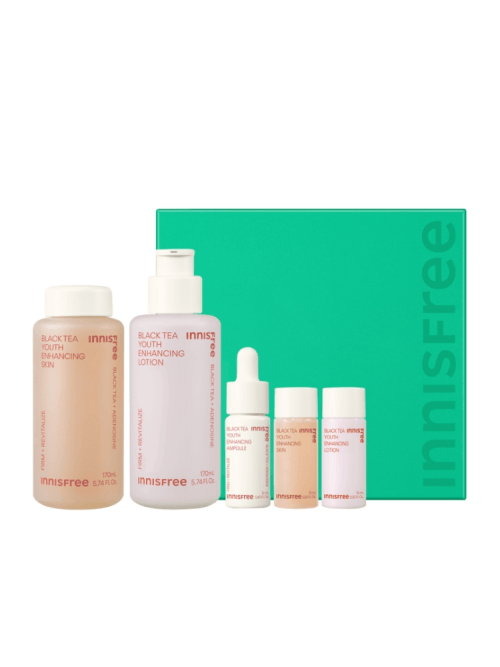 innisfree Black Tea Youth Enhancing Skincare Set
