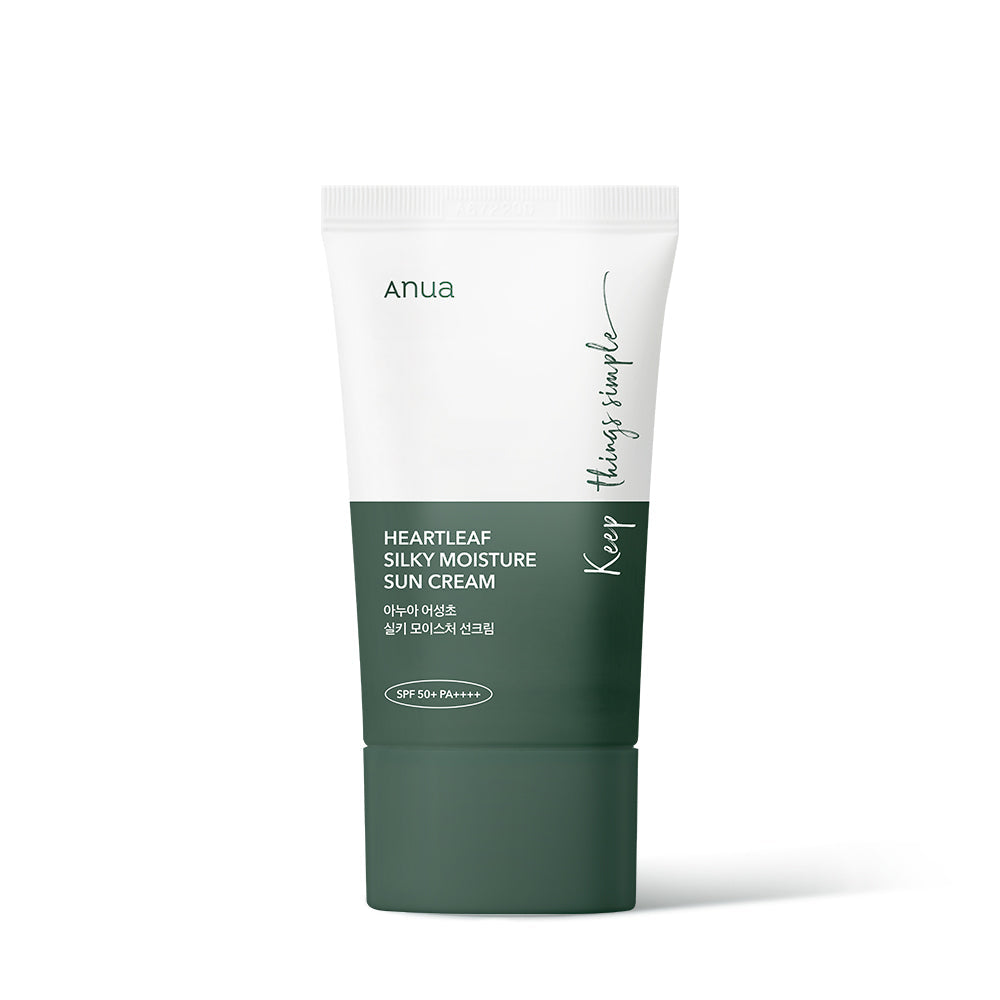 Anua HEARTLEAF SILKY MOISTURE SUNSCREEN 50ml (Sun Cream)