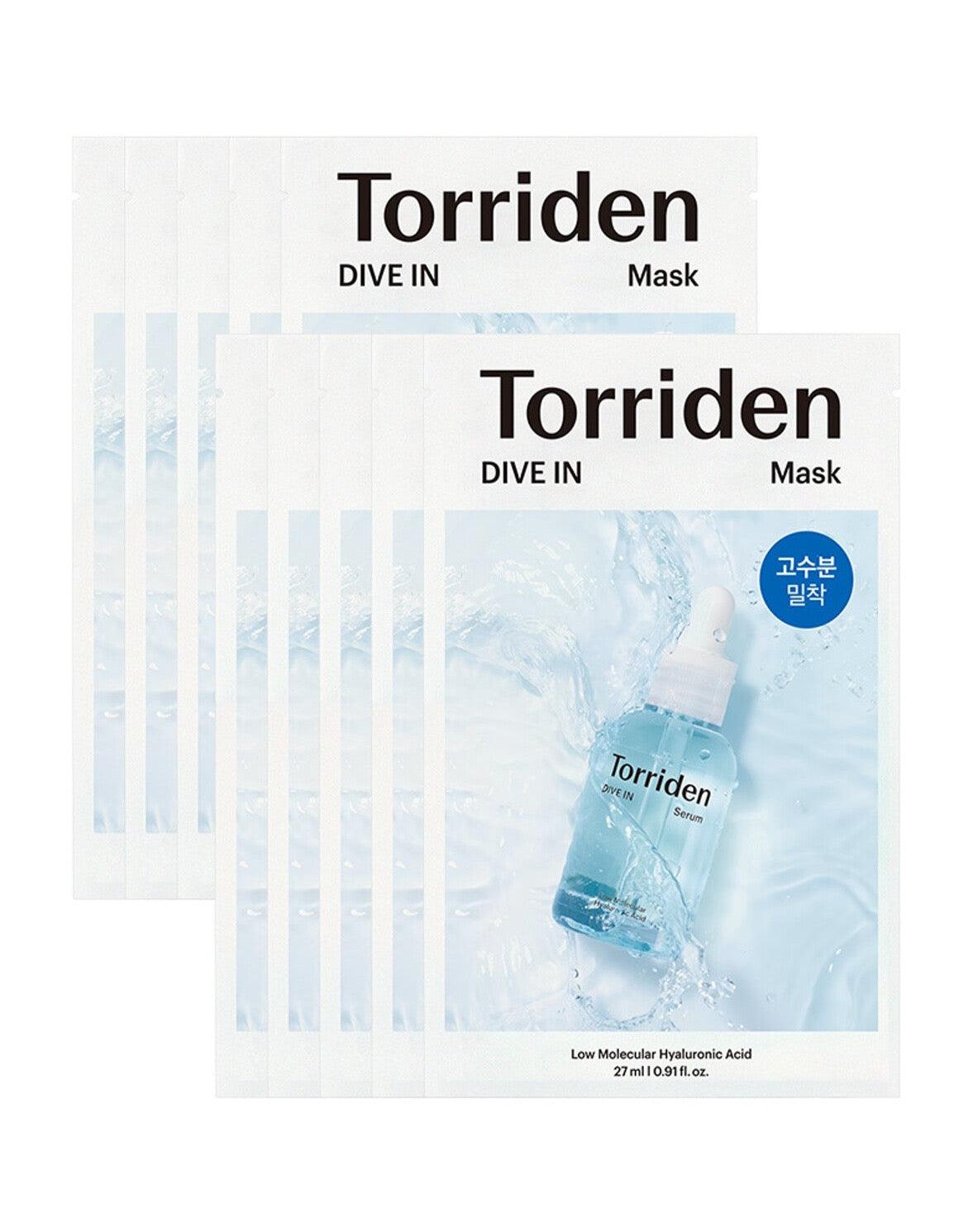 Torriden Dive-In Low Molecule Hyaluronic Acid Mask Sheet 10ea (Facial Mask)