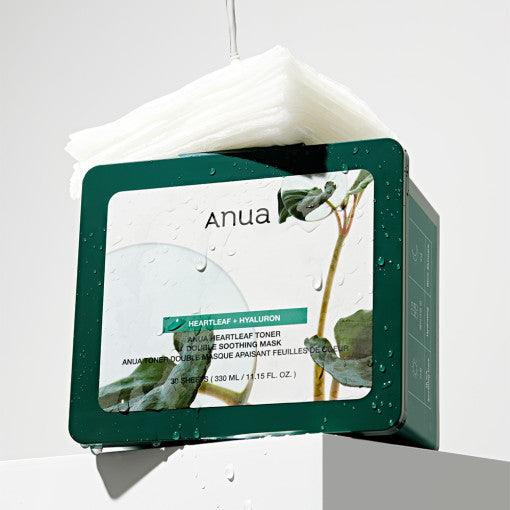 Anua Heartleaf Toner Double Soothing Mask 30 Sheets(330ml) (Facial Mask)