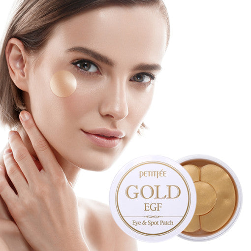 PETITFEE GOLD EGF EYE & SPOT PATCH (EYE 1.1g X 60 Patches + 0.6g 30 Patches) 1.1 g
