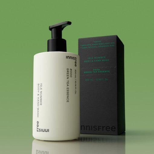 innisfree Isle Number Body & Hand Wash 300ml #Green Tea Essence (Body Wash)