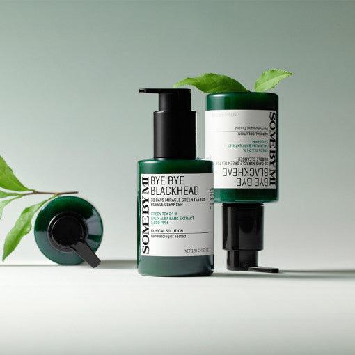SOME BY MI Bye Blackhead 30 Days Miracle Green Tea Tox Bubble Cleanser 120g 120 g