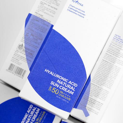 Isntree Hyaluronic Acid Natural Suncream SPF50+PA++++ 50ml (Sun Cream)