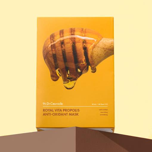 Dr.Ceuracle Royal Vita Propolis Anti-Oxidant Mask (30ml x 10ea) (Facial Mask)