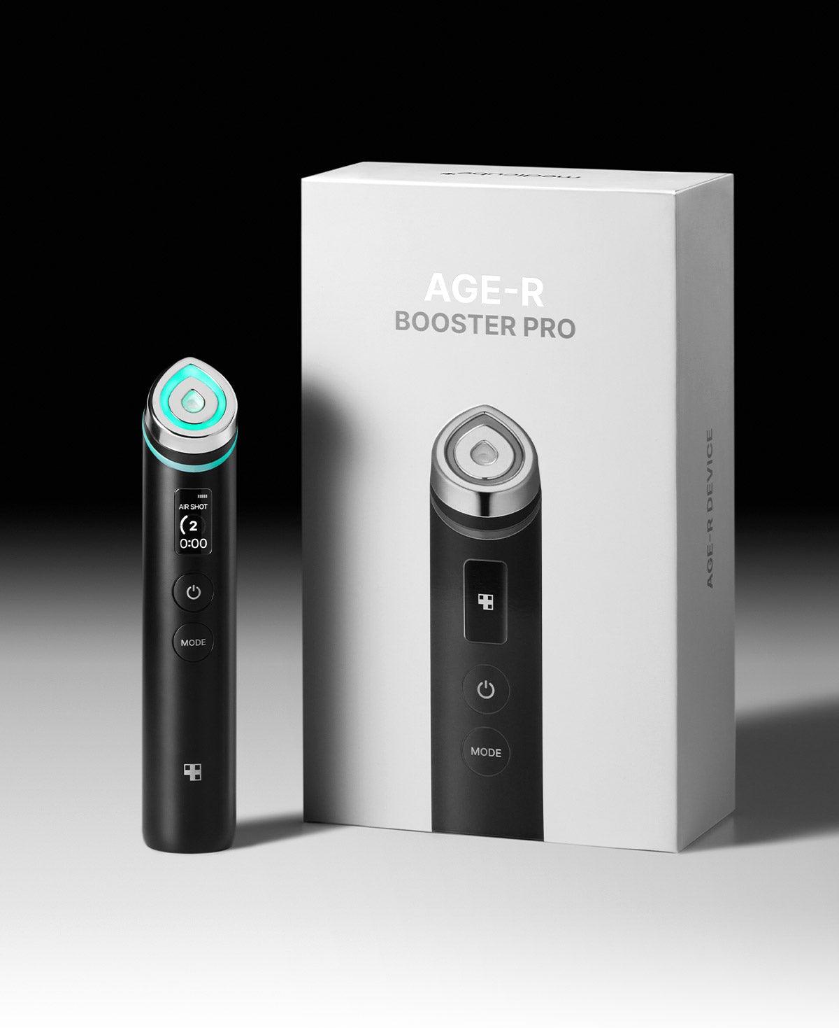 medicube AGE-R Booster Pro #Black – 6-in-1 Glass Glow Skin Device (Beauty Device)