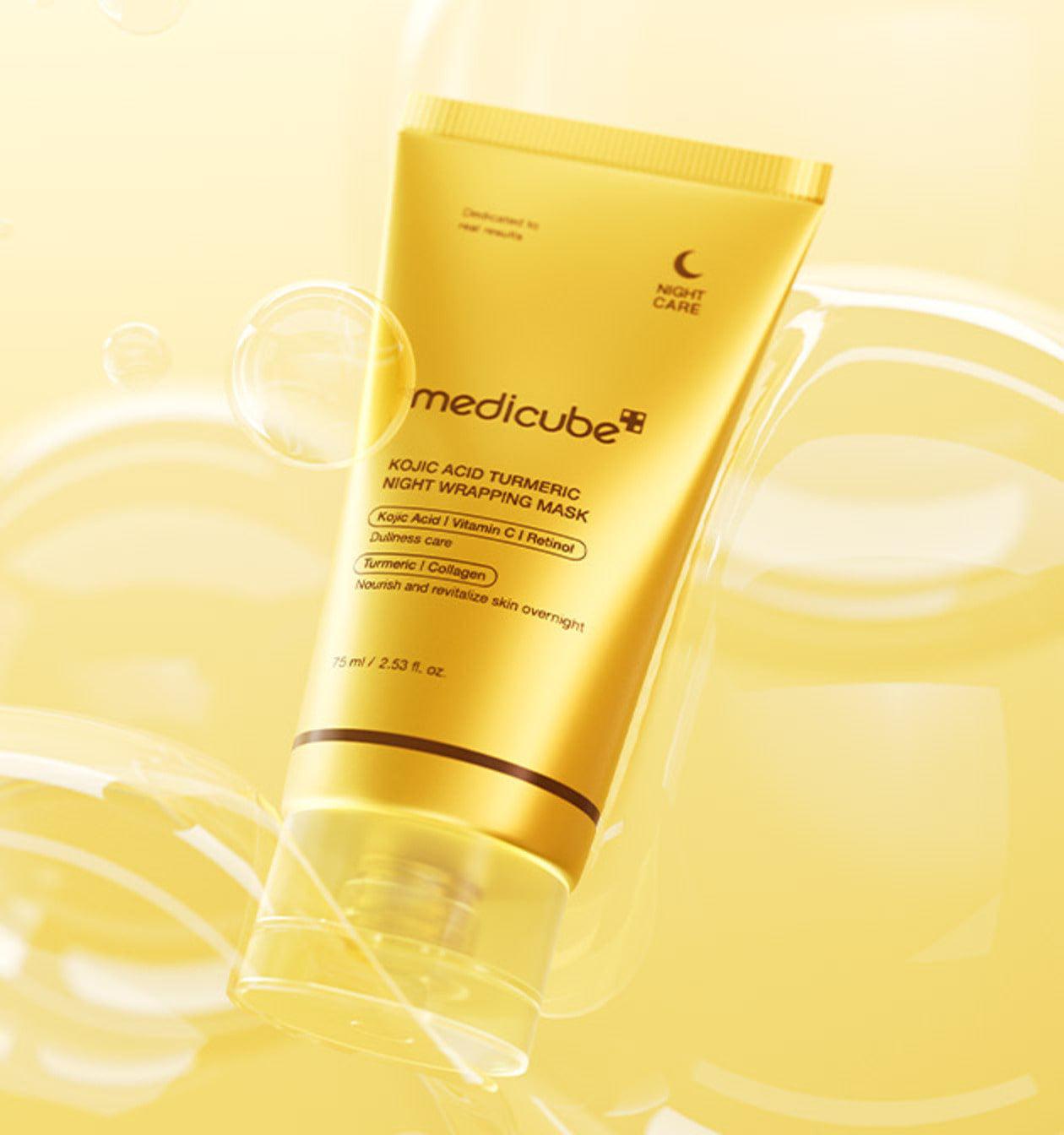 medicube Kojic Acid Turmeric Night Wrapping Mask 75ml (Mask Pack)