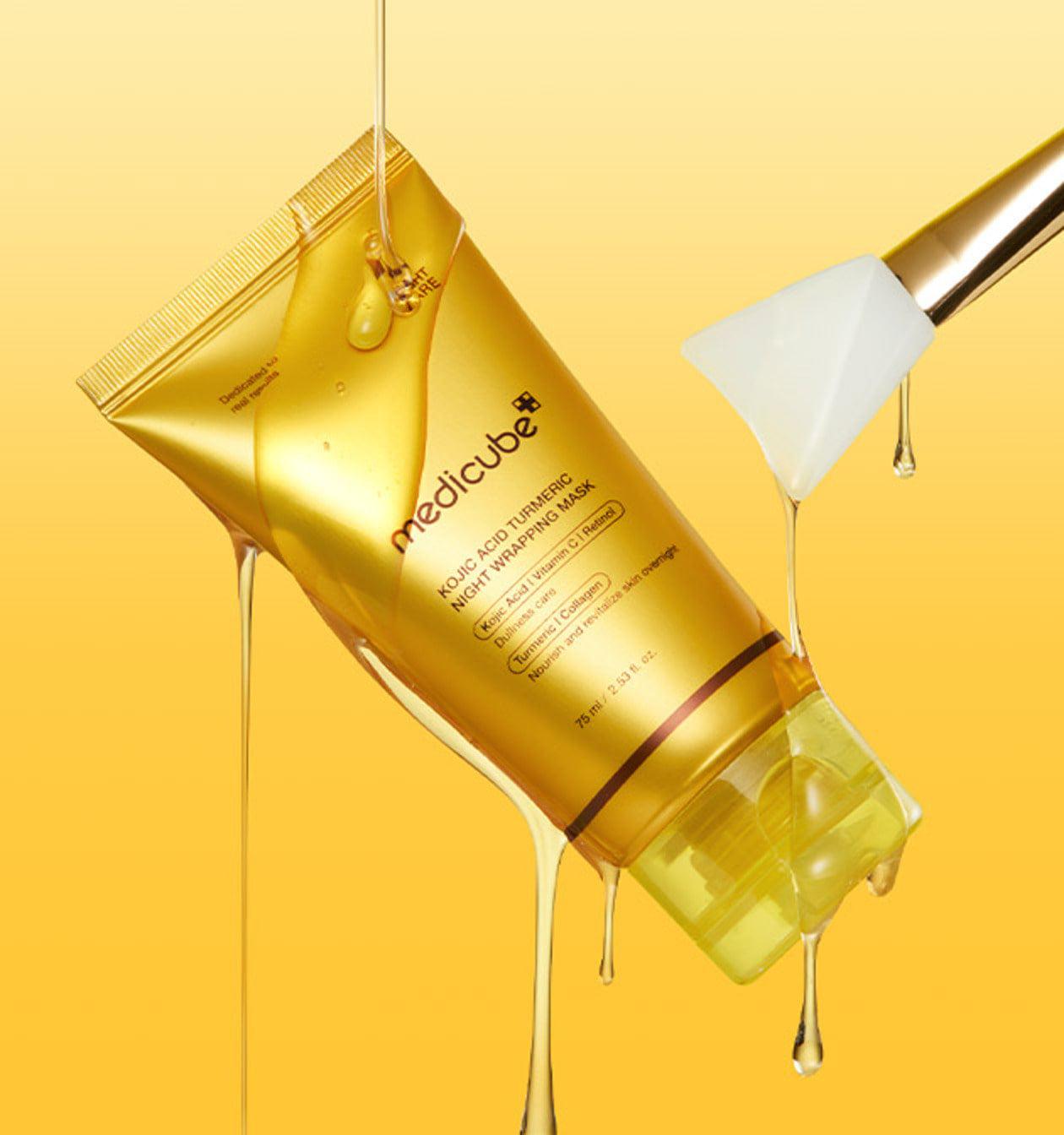 medicube Kojic Acid Turmeric Night Wrapping Mask 75ml (Mask Pack)