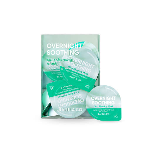BANILA CO Overnight Soothing Cica Sleeping Mask Travel Kit 4g X 12ea (Mask Pack) 4 g