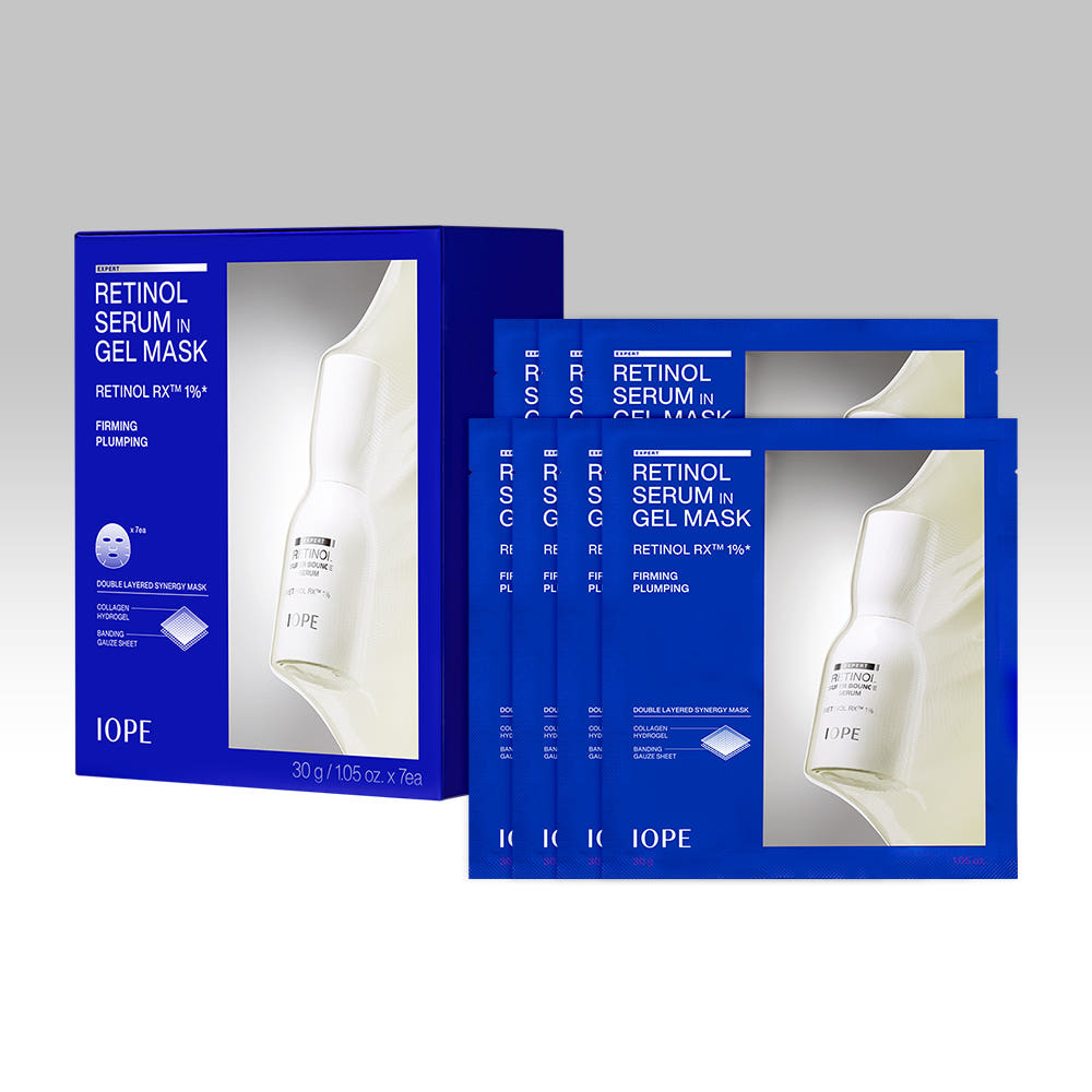 IOPE Retinol Serum In Gel Mask 30g*7ea (Facial Mask) 30 g