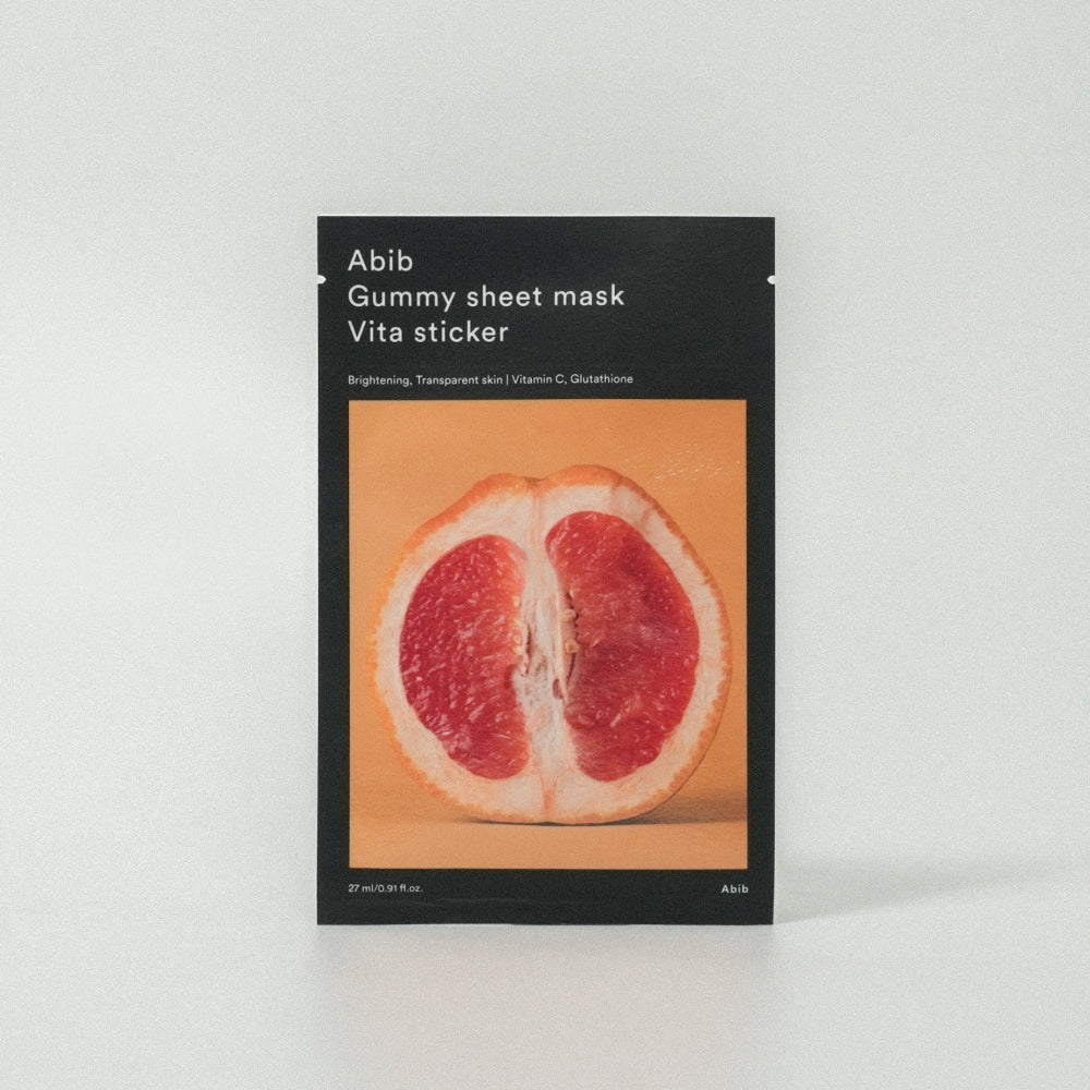 Abib Gummy Sheet Mask Vita Sticker 27ml X 10ea (Facial Mask)