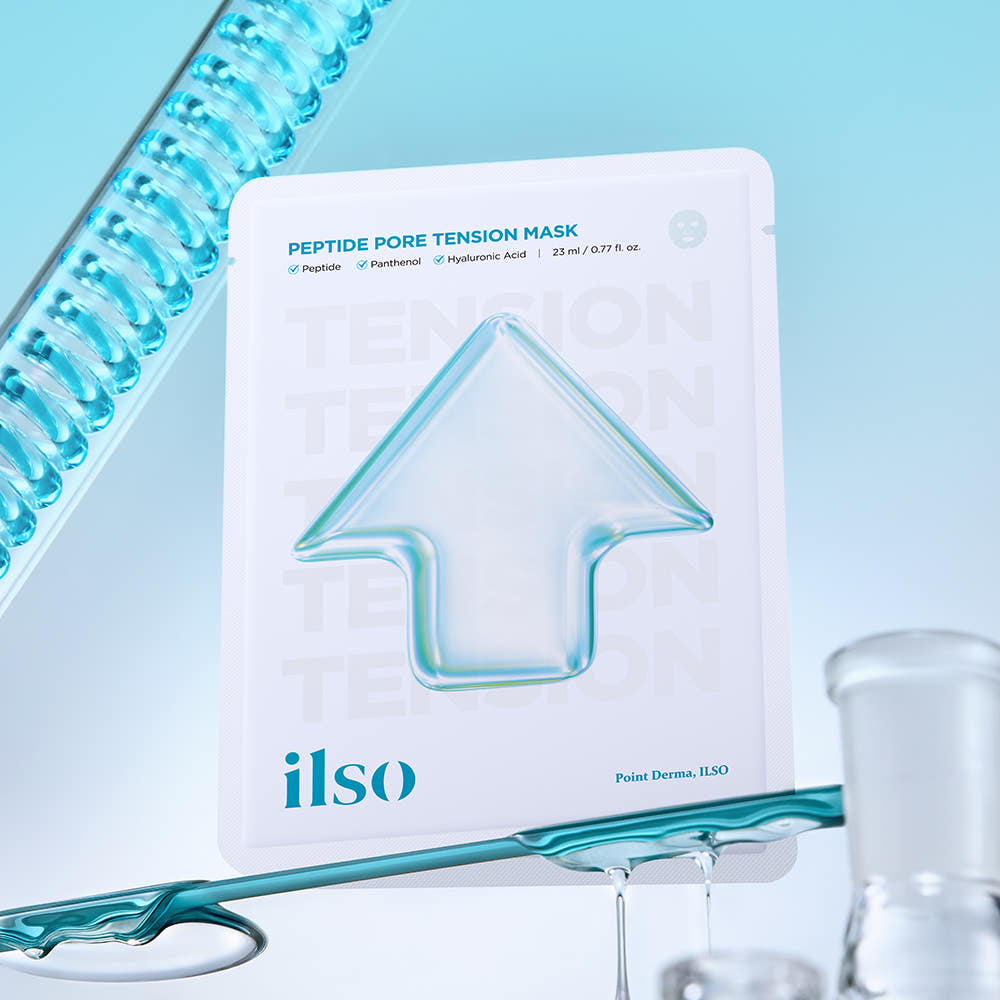 ilso Peptide Pore Tension Mask 23ml X 10ea (Facial Mask)