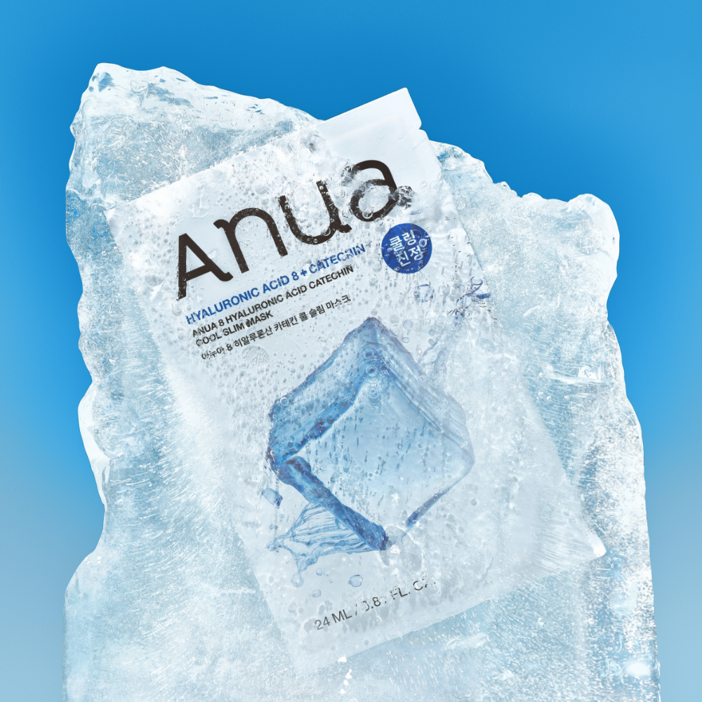 Anua 8 Hyaluronic Acid Catechin Cool Slim Mask Sheet 24ml X 10ea (Facial Mask)