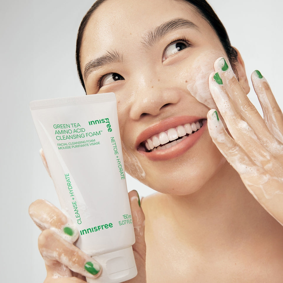 innisfree Green Tea Amino Hydrating Cleansing Foam 150g