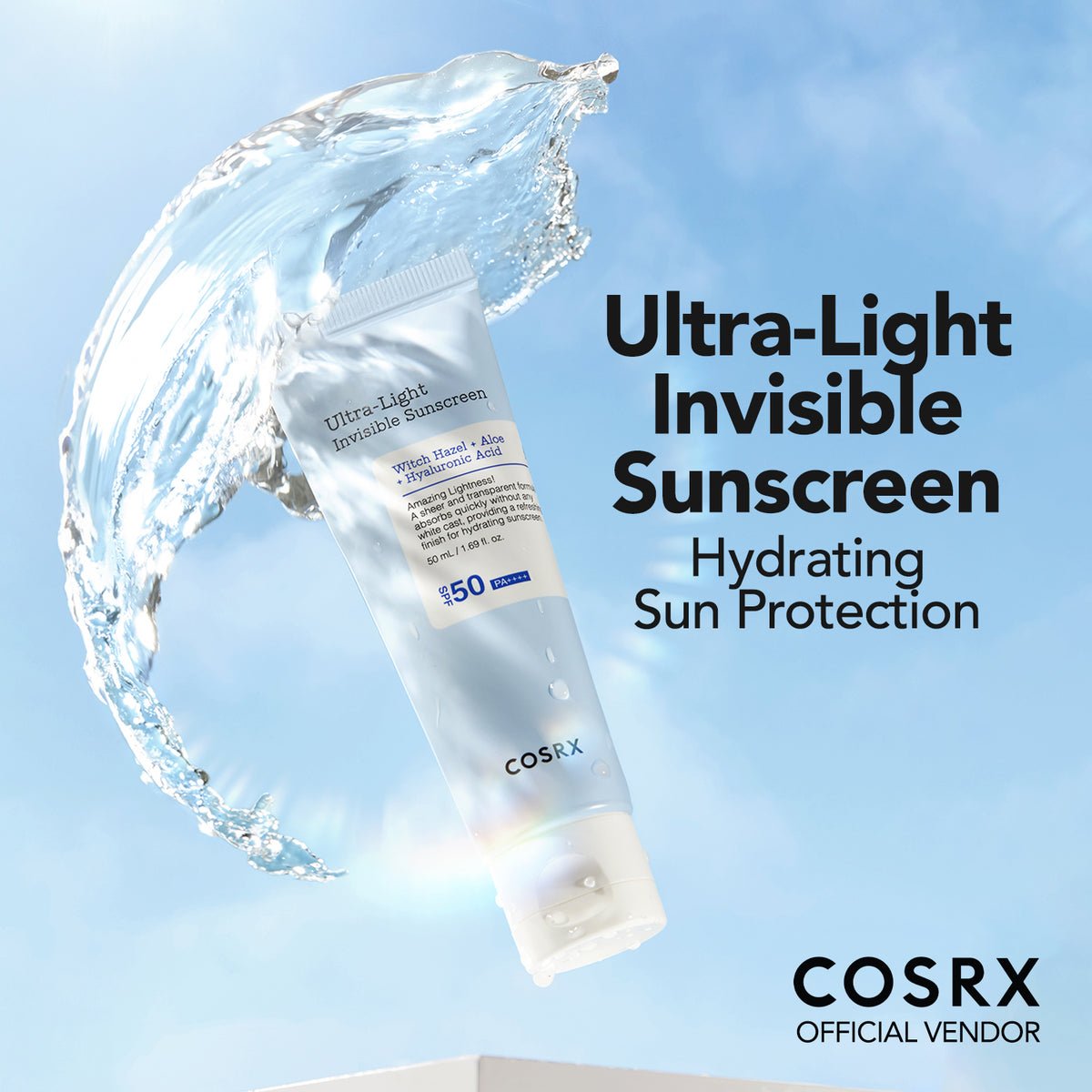 COSRX Ultra-Light Invisible Sunscreen SPF50 PA++++ 50ml