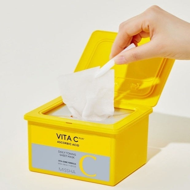 MISSHA Vita C Plus Daily Toning Sheet Mask 350ml/30sheets