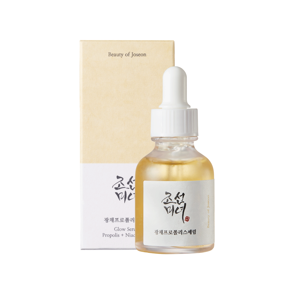 Beauty of Joseon Glow Serum – 30ml bottle with Propolis and Niacinamide for radiant, healthy skin
