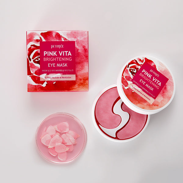 PETITFEE Pink Vita Brightening Eye Mask 70g (60 Patches) (Eye 70 g