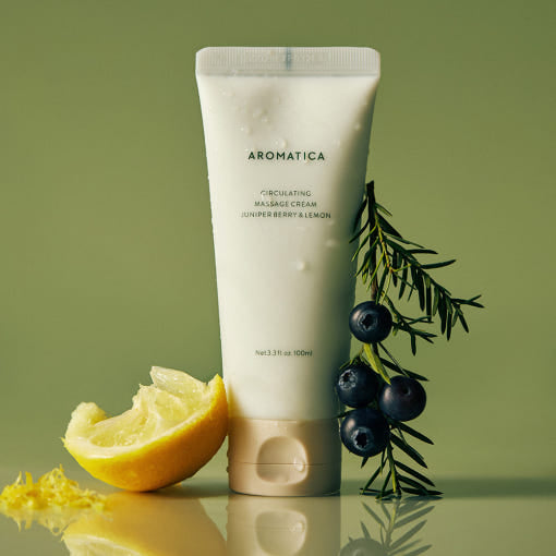 AROMATICA Circulating Massage Cream Juniper Berry & Lemon 100ml