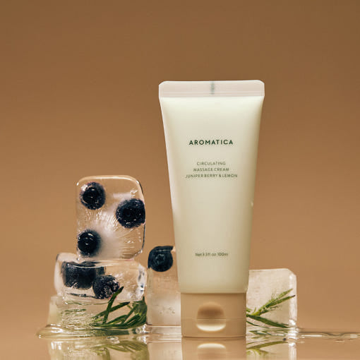 AROMATICA Circulating Massage Cream Juniper Berry & Lemon 100ml