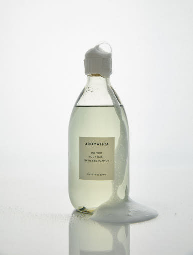 AROMATICA Inspirit Body Wash Basil & Bergamot 300ml