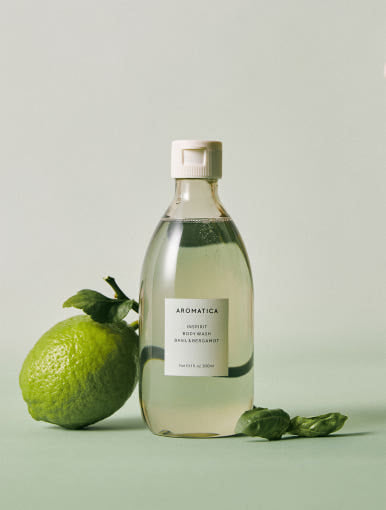 AROMATICA Inspirit Body Wash Basil & Bergamot 300ml