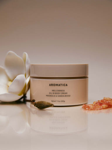 AROMATICA Mellowness Oil In Body Cream Magnolia & Sandanwood 200g