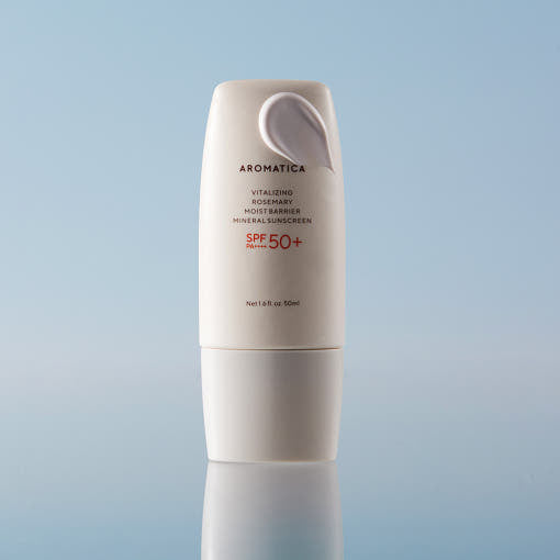 AROMATICA Vitalizing Rosemary Moist Barrier ásványi fényvédő SPF50+ PA++++ 50ml