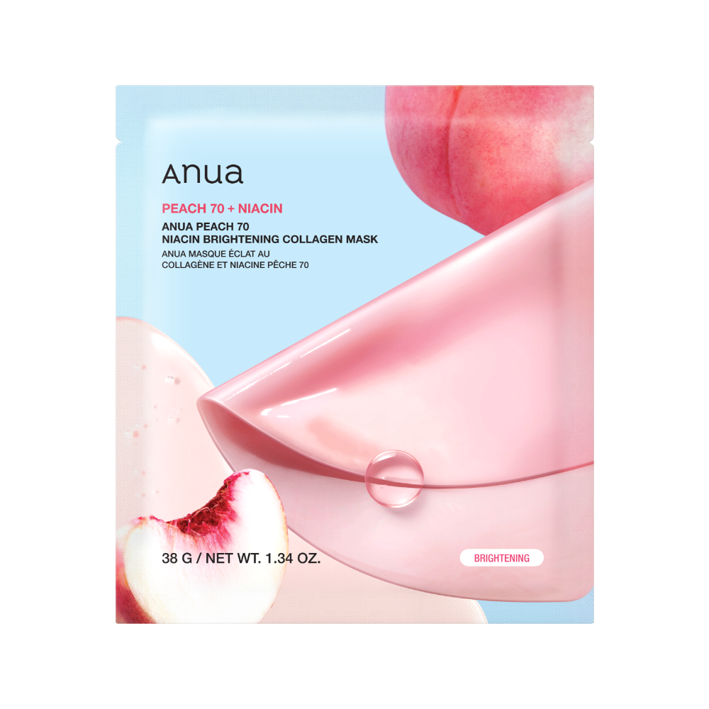 Anua Peach 70 Niacin Serum Mask 38g X 4ea (Facial Mask) 38 g